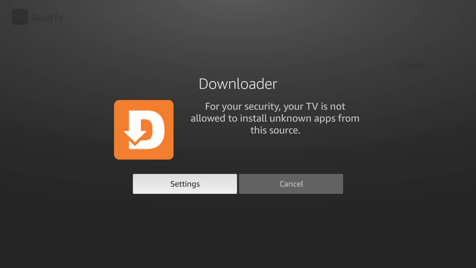 Step 10: Select Settings