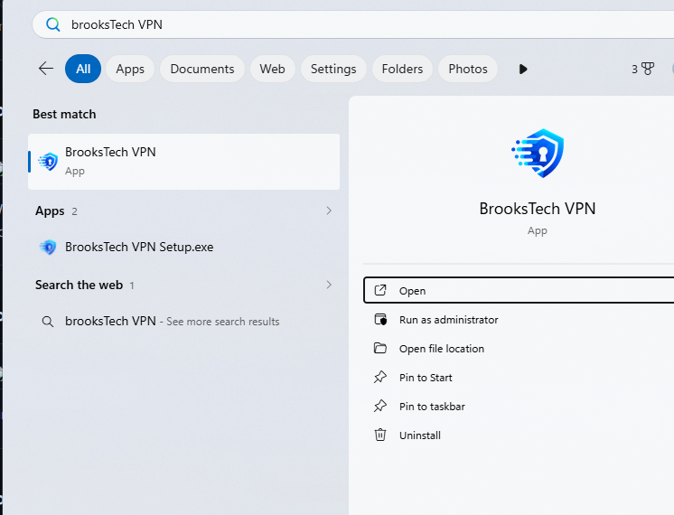 Step 8: Search in Start Menu